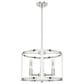 Hunter Astwood 18" 4-Light Chandelier in Polished Nickel, , large