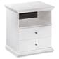 Ashley Bostwick Shoals 5-Piece King Panel Bedroom Set in White, , large