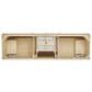 James Martin Vanities Gracyn 72" Double Bathroom Vanity in Coastal Driftwood with 3 cm Victorian Silver Quartz Top and Rectangular Sinks, , large
