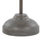 LumiSource Griffin Polyresin Floor Lamp in Grey, , large