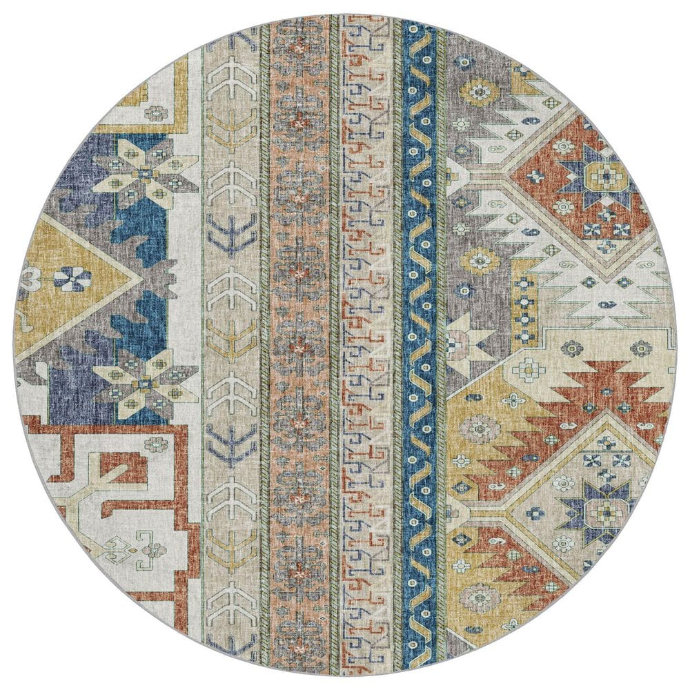 Dalyn Rug Company Lorenzo LN3 Ivory 8" Round Area Rug, , large