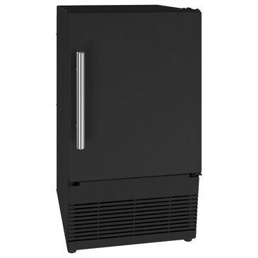 U-Line 15" UACR015-BS01A Freestanding Ice Maker in Black, , large