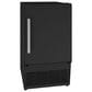 U-Line 15" UACR015-BS01A Freestanding Ice Maker in Black, , large