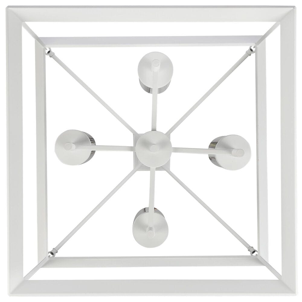 Golden Lighting Smyth 4-Light Chandelier in Natural White, , large