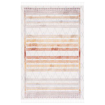Safavieh Marrakesh Striped Southwestern 4" x 6" Grey and Multicolor Area Rug, , large
