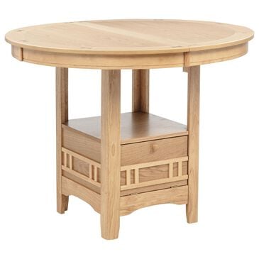 Coaster Lavon Extendable Counter Height Dining Table in Light Oak - Table Only, , large
