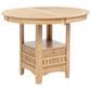 Coaster Lavon Extendable Counter Height Dining Table in Light Oak - Table Only, , large
