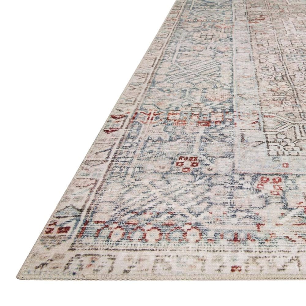 Chris Loves Julia x Loloi Jules 2&#39;6&quot; x 9&#39;6&quot; Natural and Ocean Runner, , large