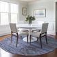 Dalyn Rug Company Karaj KJ4 8" Round Blue Indoor/Outdoor Area Rug, , large