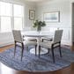 Dalyn Rug Company Karaj KJ4 8" Round Blue Indoor/Outdoor Area Rug, , large