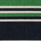 Oriental Weavers Havana Striped Green and Navy 6"7" x 9"2" Indoor/Outdoor Area Rug, , large