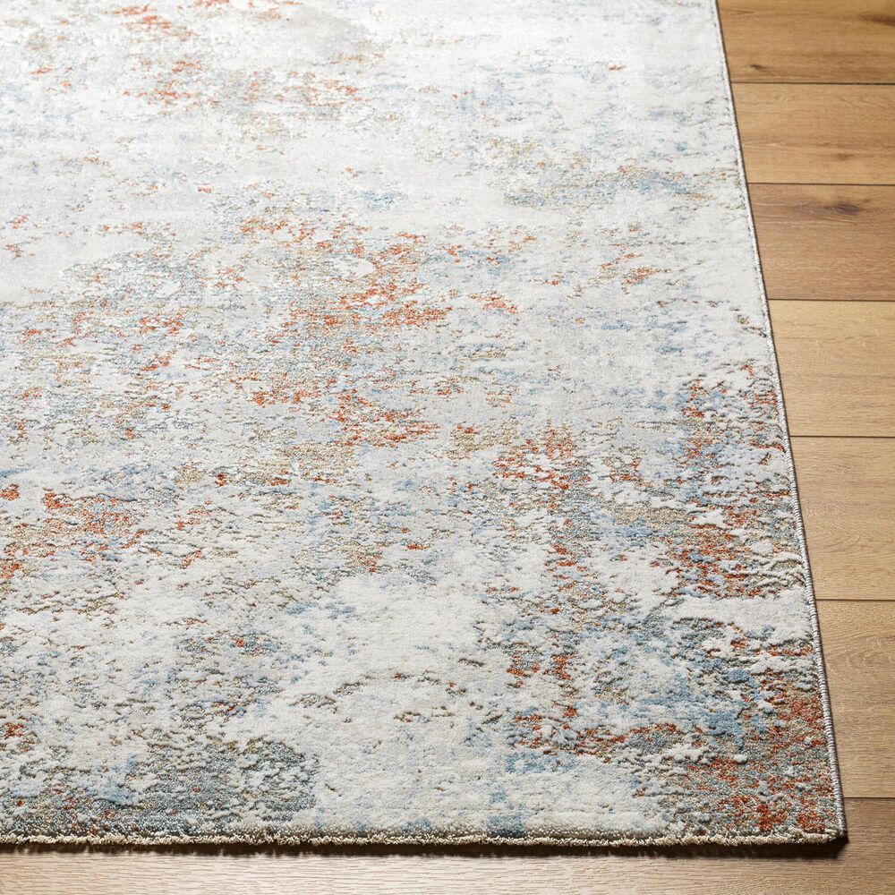 Surya Brunswick 5' x 7'5" Cream, Taupe, Blue, Dusty Coral, Olive and Tan Area Rug, , large