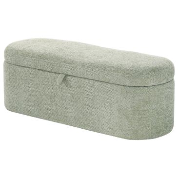 Crown Mark Philipa Storage Bench in Light Green, , large