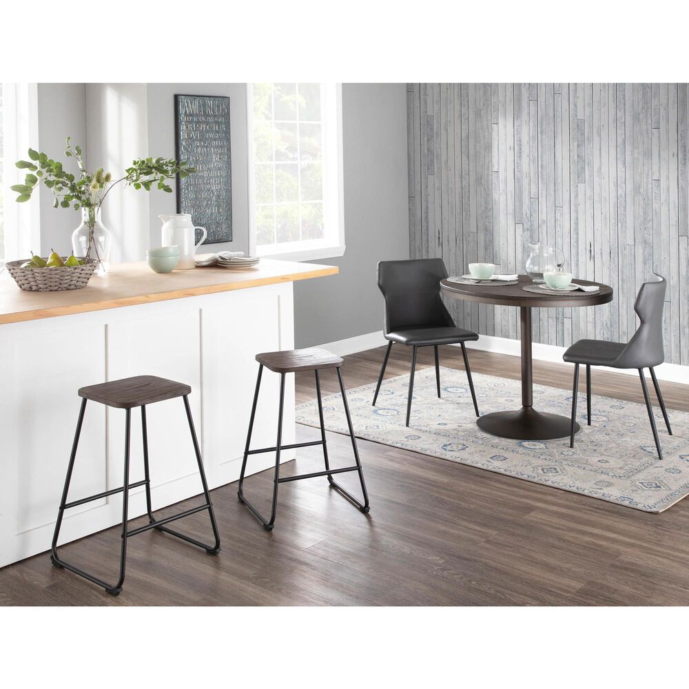 Lumisource Dakota Dining Table in Espresso - Table Only, , large