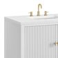 James Martin Vanities Myrrin 36" Vanity in Bright White with 3 cm White Zeus Quartz Top, , large