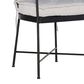 Hooker Furniture Ciao Bella Arm Chair with Tuscan White Cushion in Black (Set of 2), , large