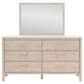 Ashley Cadmori 5 Piece King Platform Bedroom Set in Brown and White, , large