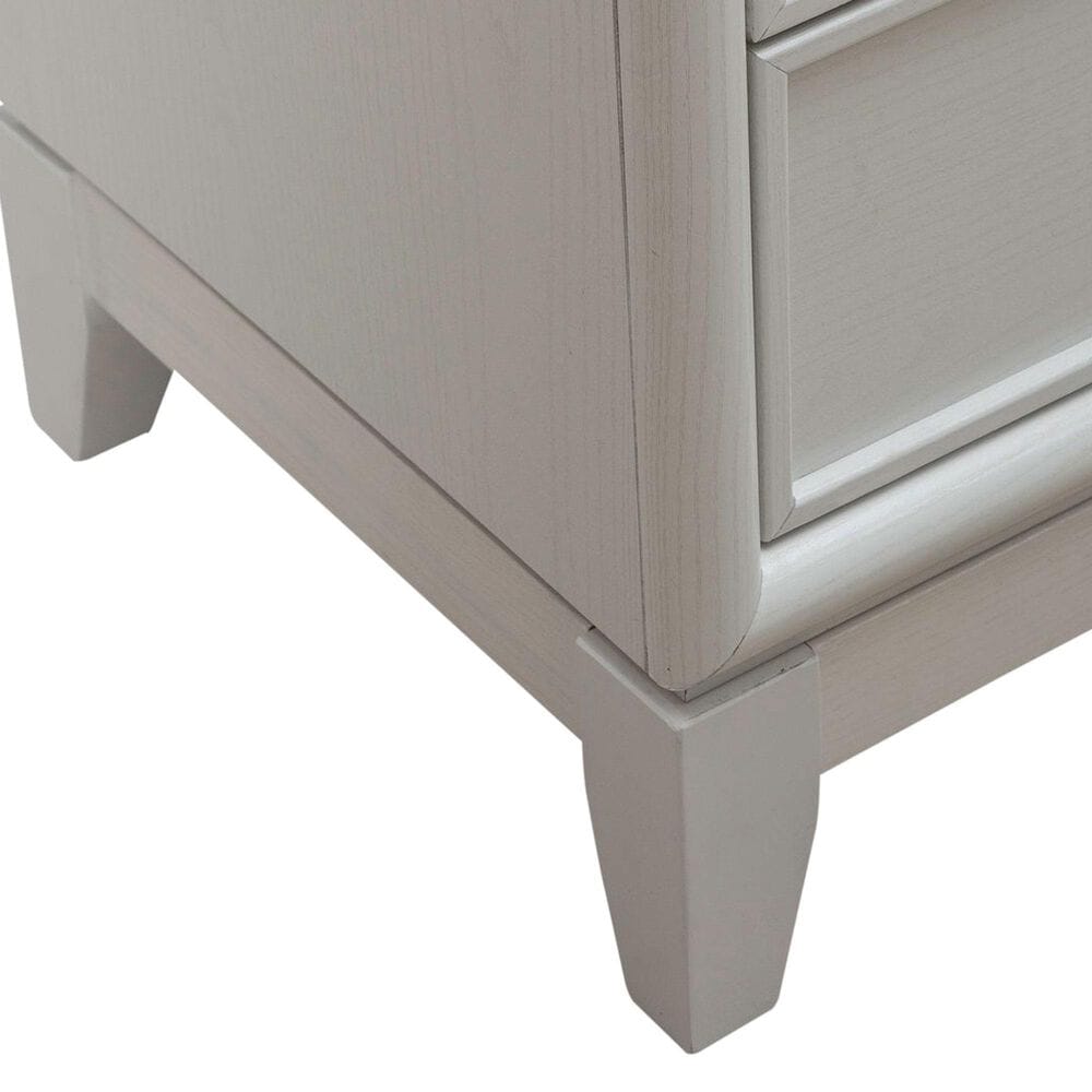 Belle Furnishings Reflections 6-Drawer Dresser Only in Pearl White and Rhinestone, , large