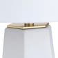 Crestview Collection Spencer Table Lamp in White, , large