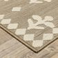 ROW by Oriental Weavers Zarina Floral Beige and Ivory 1"10" x 7"6" Indoor/Outdoor Runner, , large