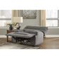 Benchcraft Coombs Wide Seat Power Recliner in Charcoal, , large