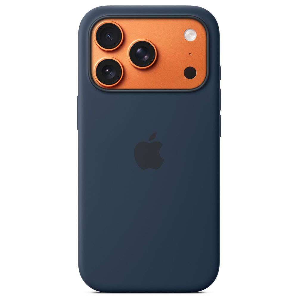 Apple Silicone Case with MagSafe in iPhone 17 Pro in Midnight, , large