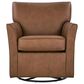 Ashley Braydunn Swivel Glider Accent Chair in Caramel, , large