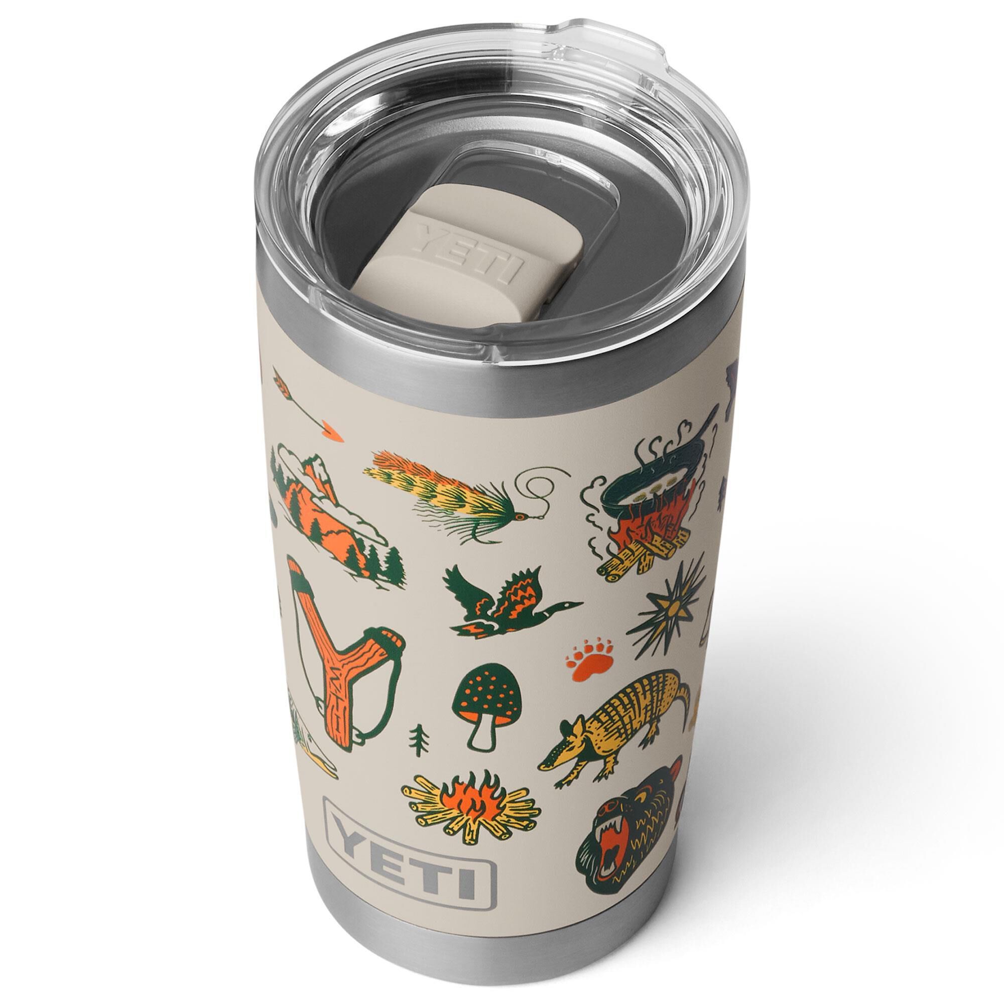 YETI Rambler 20 Oz Tumbler with MagSlider Lid in Cape Summer Camp