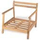 Hearth and Haven Outdoor Club Chair with Water-Resistant Cushion in Beige, , large