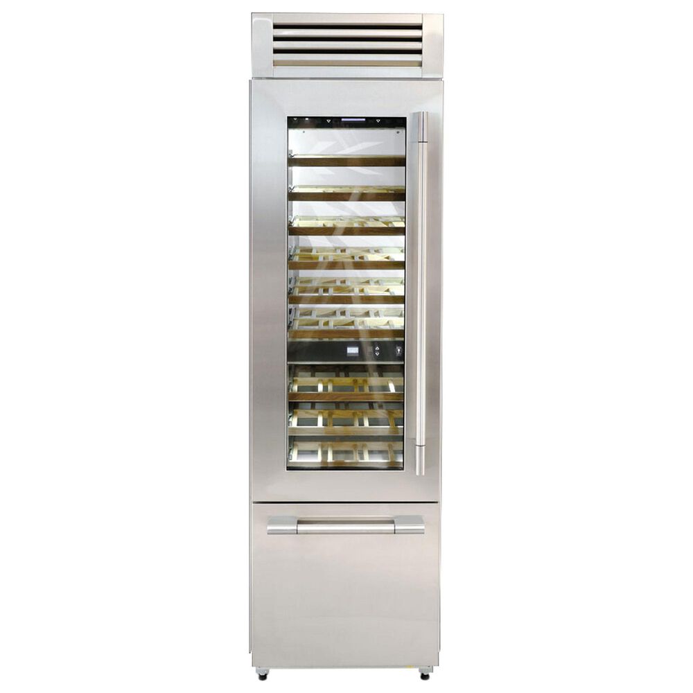Fulgor Milano 24" Pro Wine Cellar with Left Hinge in Stainless Steel, , large