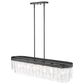 Golden Lighting Ciara 6-Light Linear Pendant in Matte Black, , large