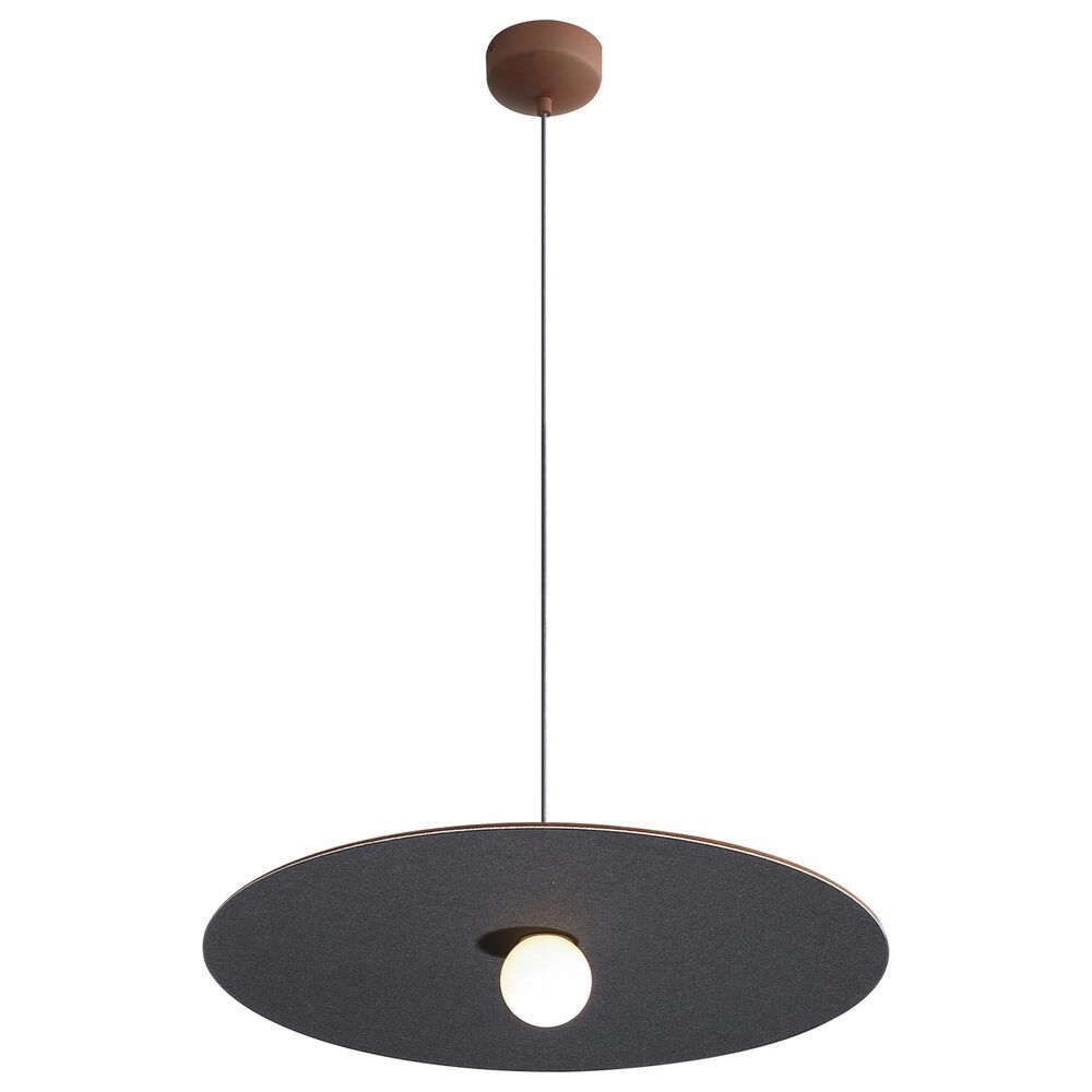 Golden Lighting Faroe 24" 1-Light LED Pendant in Coffee and Black, , large