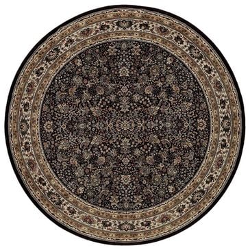 Oriental Weavers Ariana 213K 8" Round Black Area Rug, , large