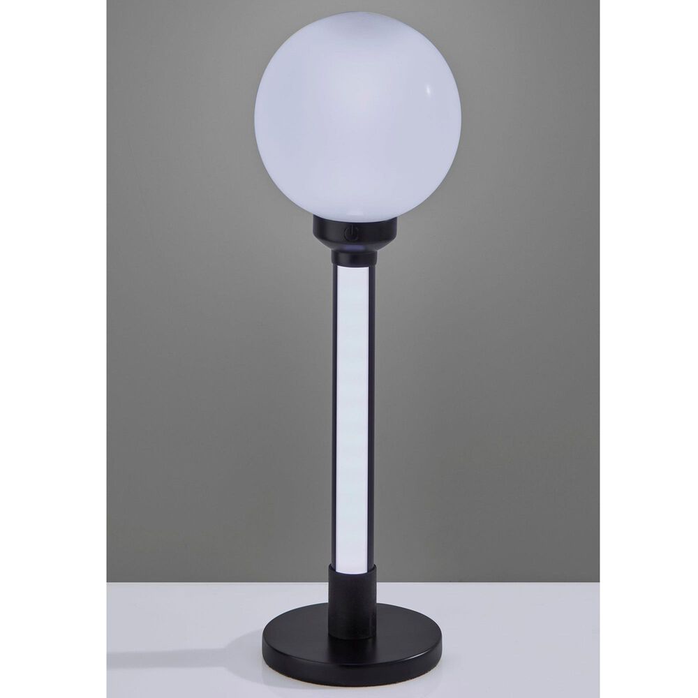 Adesso Astra RGB Color Changing Table Lamp in Black and White, , large