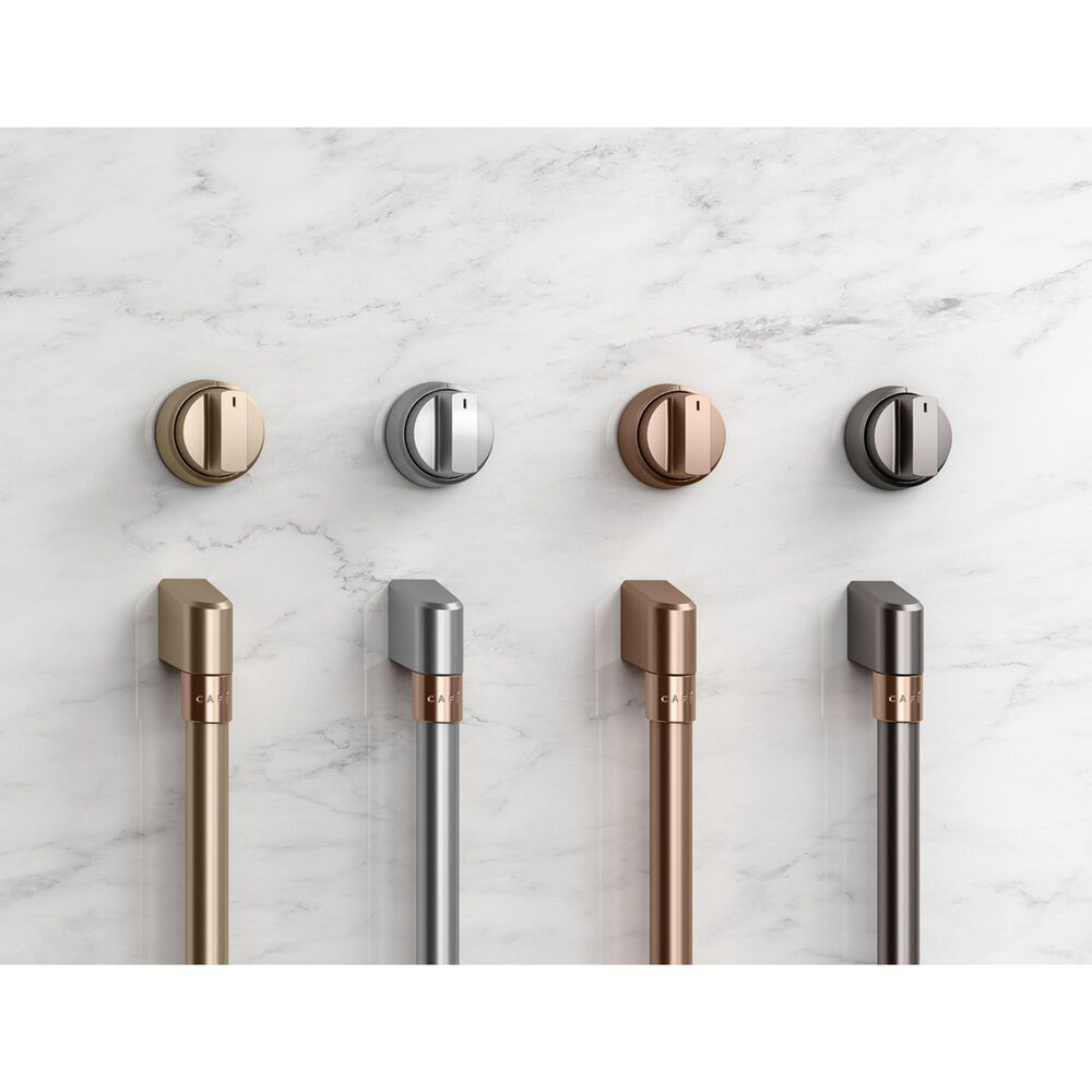 Cafe 48&quot; Handle and Knob Set for Pro Range and Rangetop in Brushed Stainless Steel, , large
