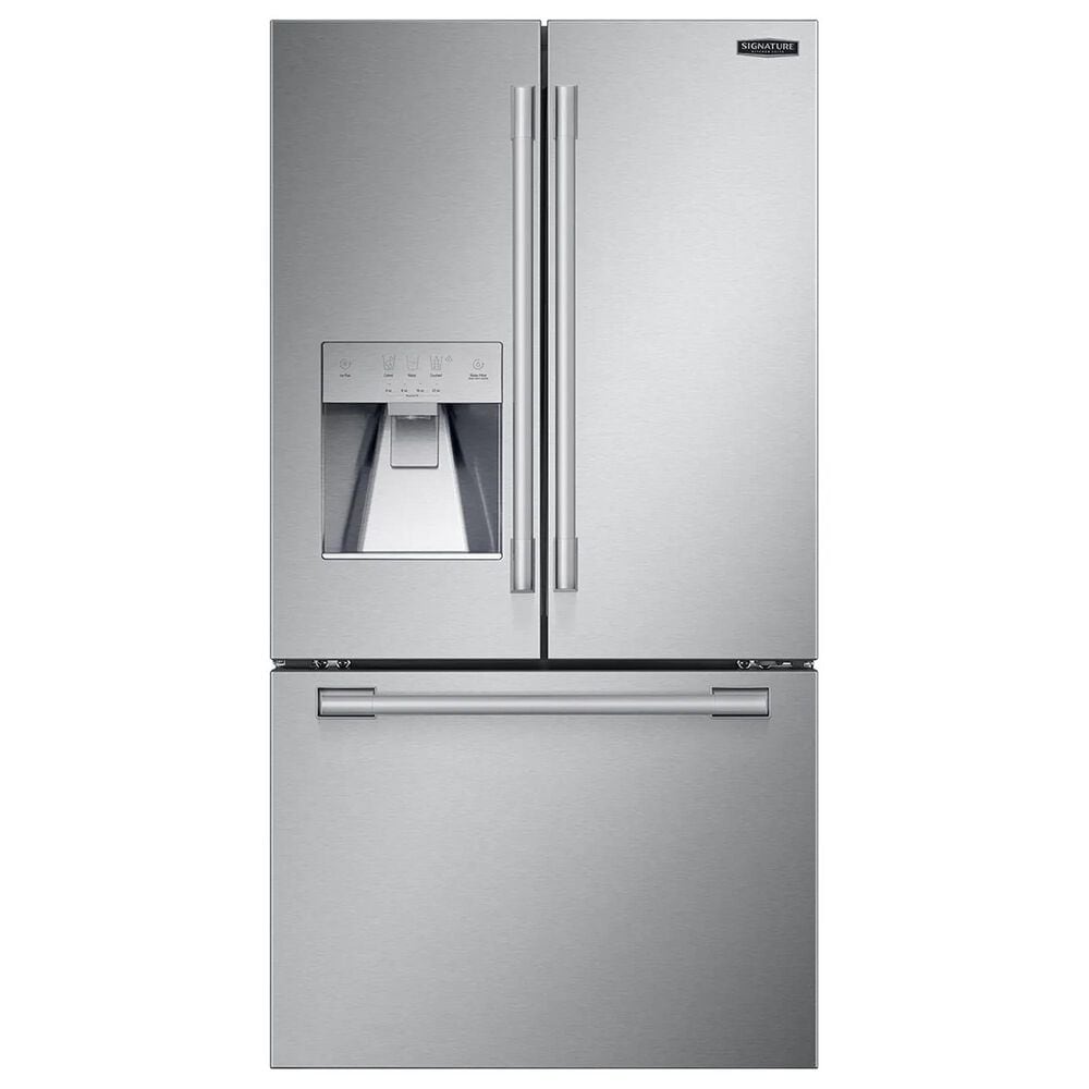 Signature Kitchen Suite 25.5 Cu. Ft. French Door Refrigerator in Stainless Steel, , large