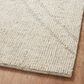 Amber Lewis x Loloi Gwyneth 2" x 3" Ivory and Silver Area Rug, , large