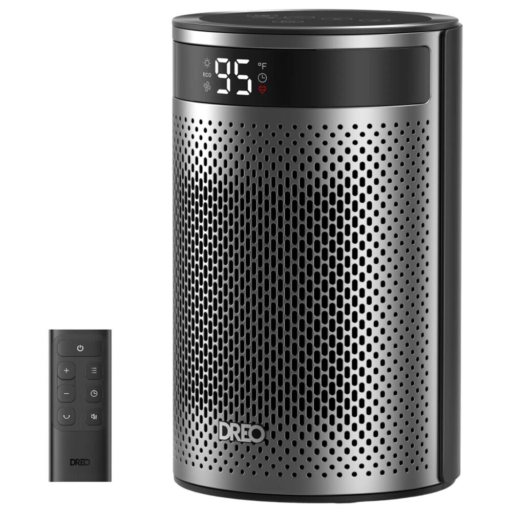 DREO Atom Ceramic Electric Space Heater in Black, , large