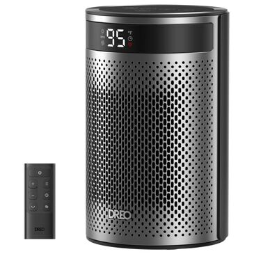 DREO Atom Ceramic Electric Space Heater in Black, , large
