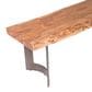 Moe"s Home Collection Bent Extra Small Bench in Brown, , large