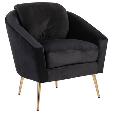 Lumisource Dahlia Accent Chair in Black, , large