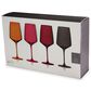 True Brands Reserve Nouveau Crystal Wine Glasses in Sunset (Set of 4), , large