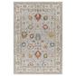 Surya Reina REN-2307 Light Gray, Cream, Denim, Rust, Mustard and Olive 9" x 12"2" Area Rug, , large