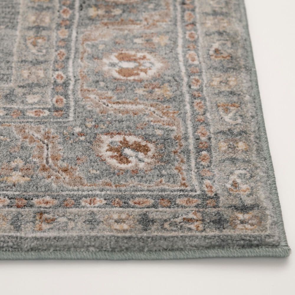 Central Oriental Tupelo Harbor and Sandstone 7'10" x 9'10" Area Rug, , large