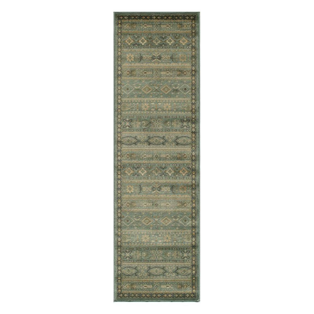 Momeni Belmont BE-04 2'3" x 7'6" Light Blue Runner, , large