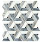 Dal-Tile Vivify Spectra Blue 13" x 15" Trapezoid Glass Mosaic Sheet, , large