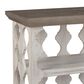 Ashley Havalance Console Sofa Table in Weathered Gray and Vintage White, , large