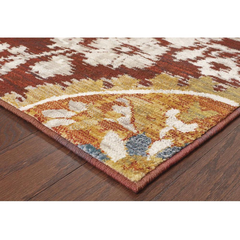Oriental Weavers Sedona 6366A 9&#39;10&quot; x 12&#39;10&quot; Red Area Rug, , large