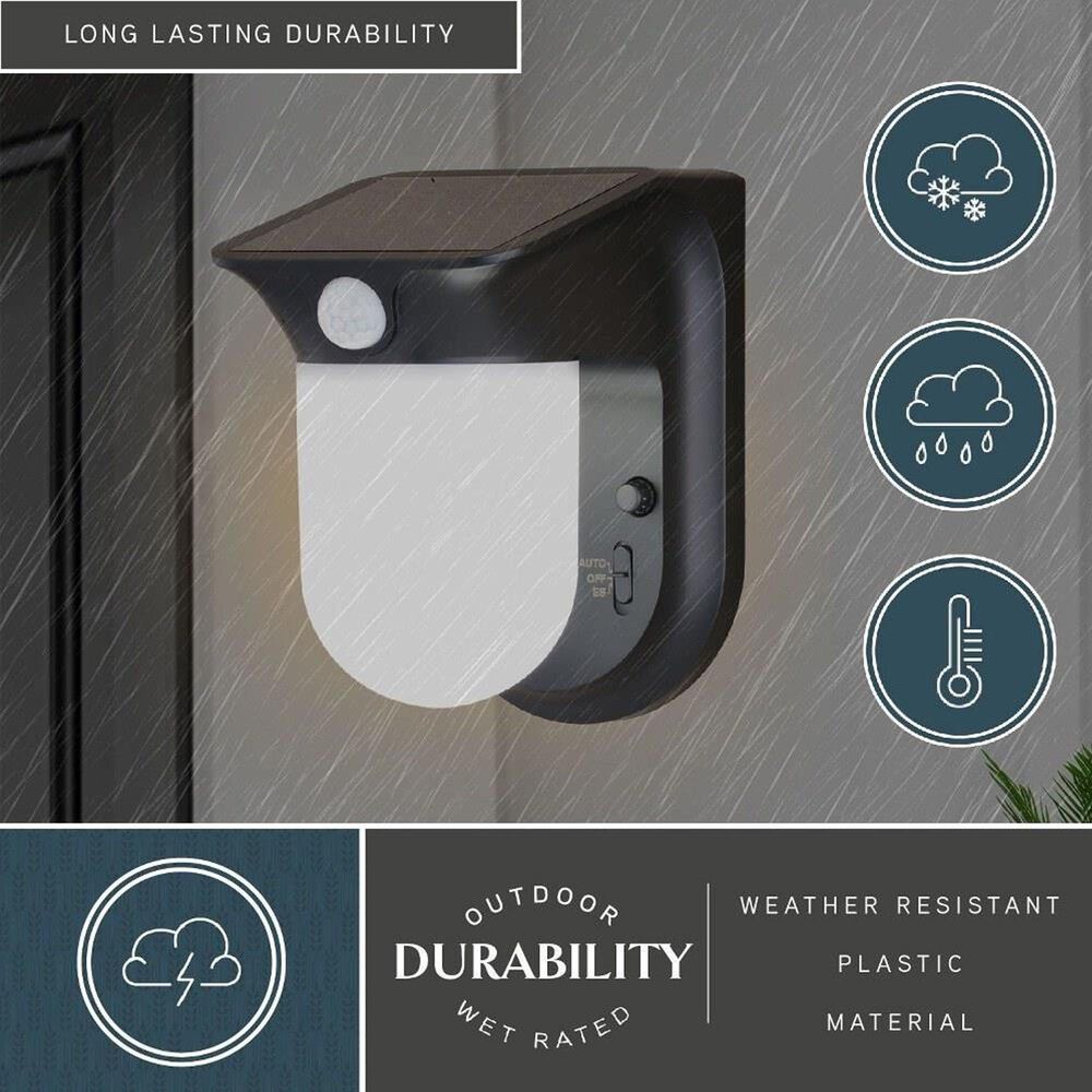 Vaxcel International Co. Ltd. Outdoor Motion Sensor Wall Mount in Black, , large
