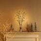 HOMLUX 32" Willow Branch with 150 LED Lights in Brown, , large